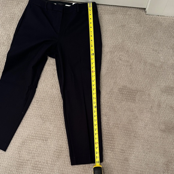 NWT Ann Taylor The Ankle Midrise Pants, Dark Navy, 10 Curvy, Office Workwear - Picture 12 of 14